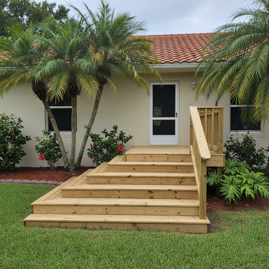 Pool Deck Construction completed by Nova Deck Co in North Fort Myers, FL