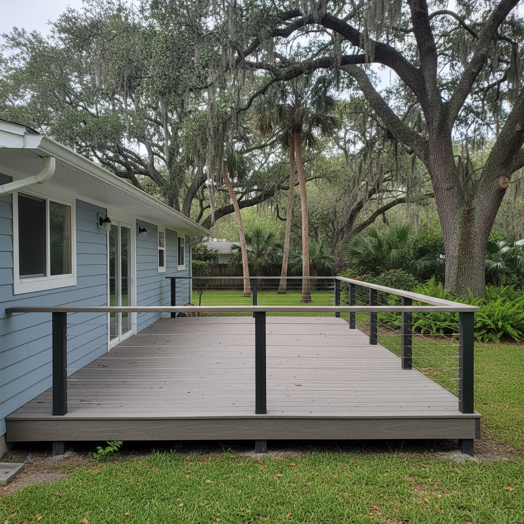 Deck Resurfacing completed by Nova Deck Co in North Port, FL
